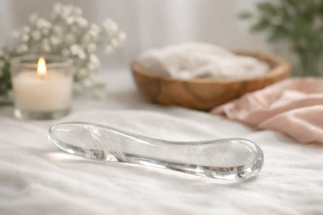 Crystal Wand for Pelvic Tension Release