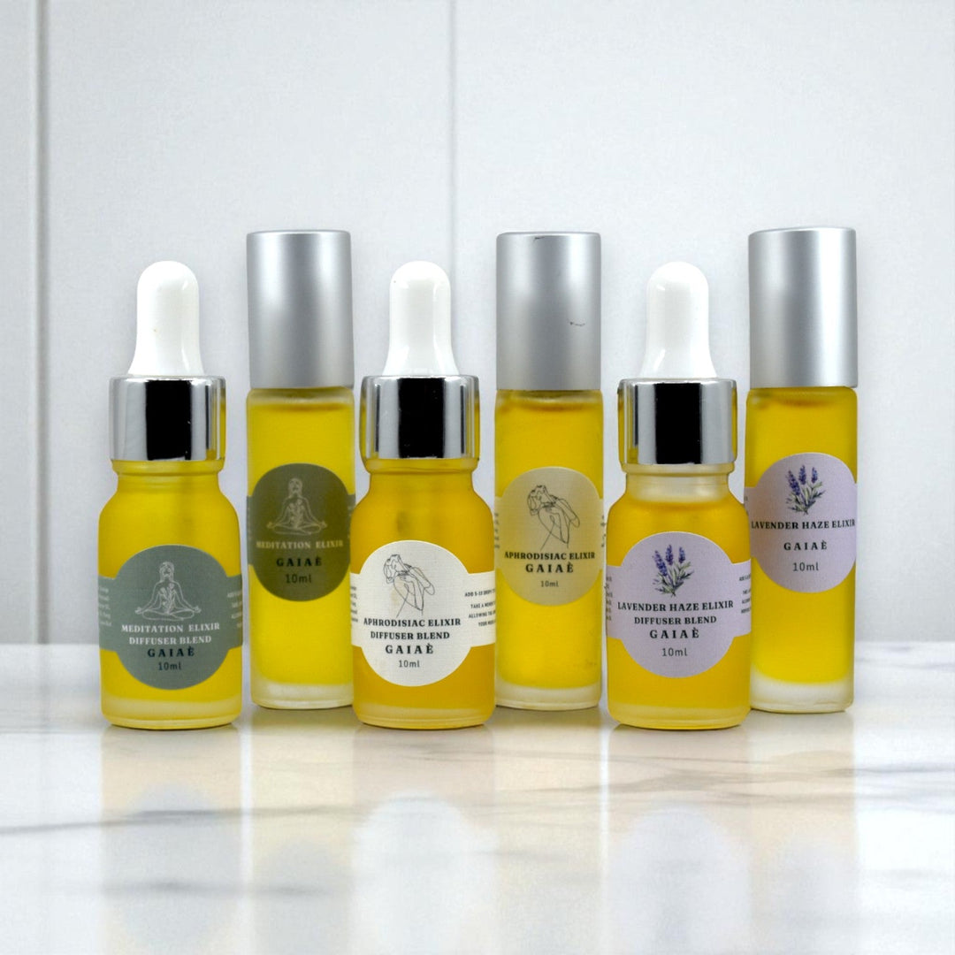 Gaiae Pure Essential Oil Blends • Diffuser • Aromatherapy Ritual Oils • Natural Perfume Roll-Ons