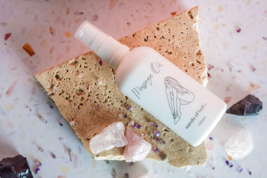 Gaiae Body Ritual Oil Natural Massage & Arousal Oils Botanical Massage Blend Intimacy Oil