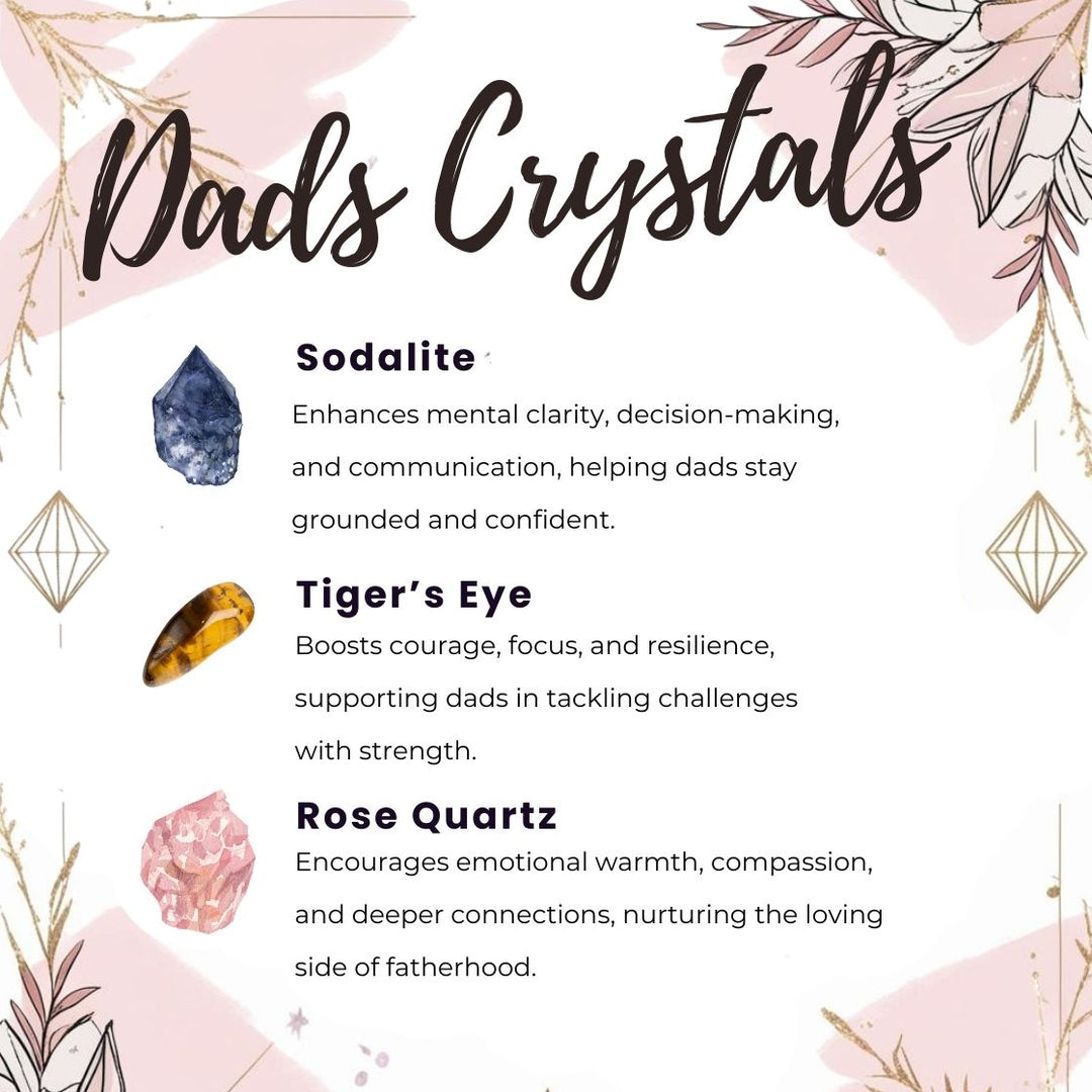 Dads Gaiae Crystal keyring for intentions 