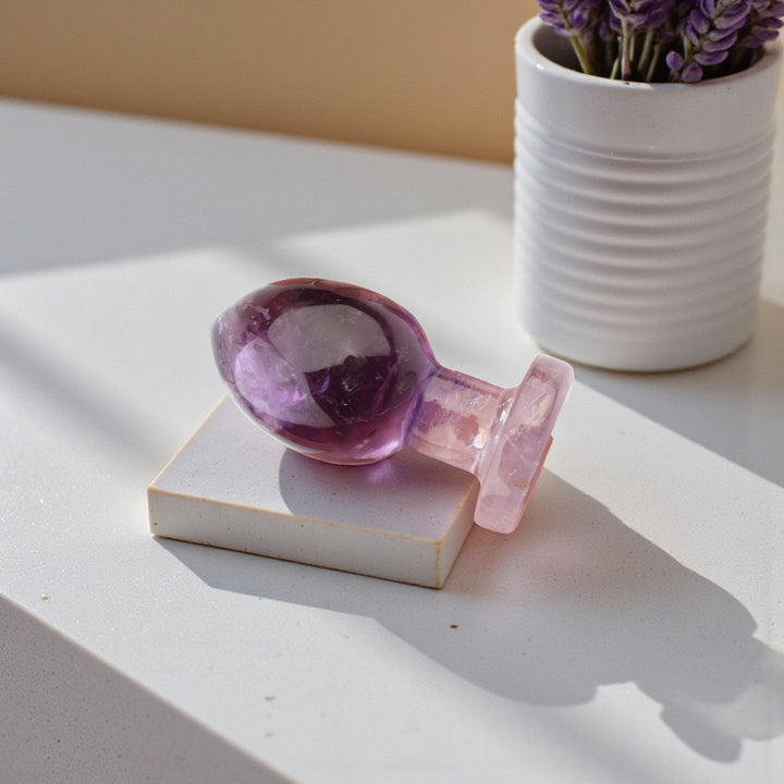 Amethyst Crystal Butt Plug