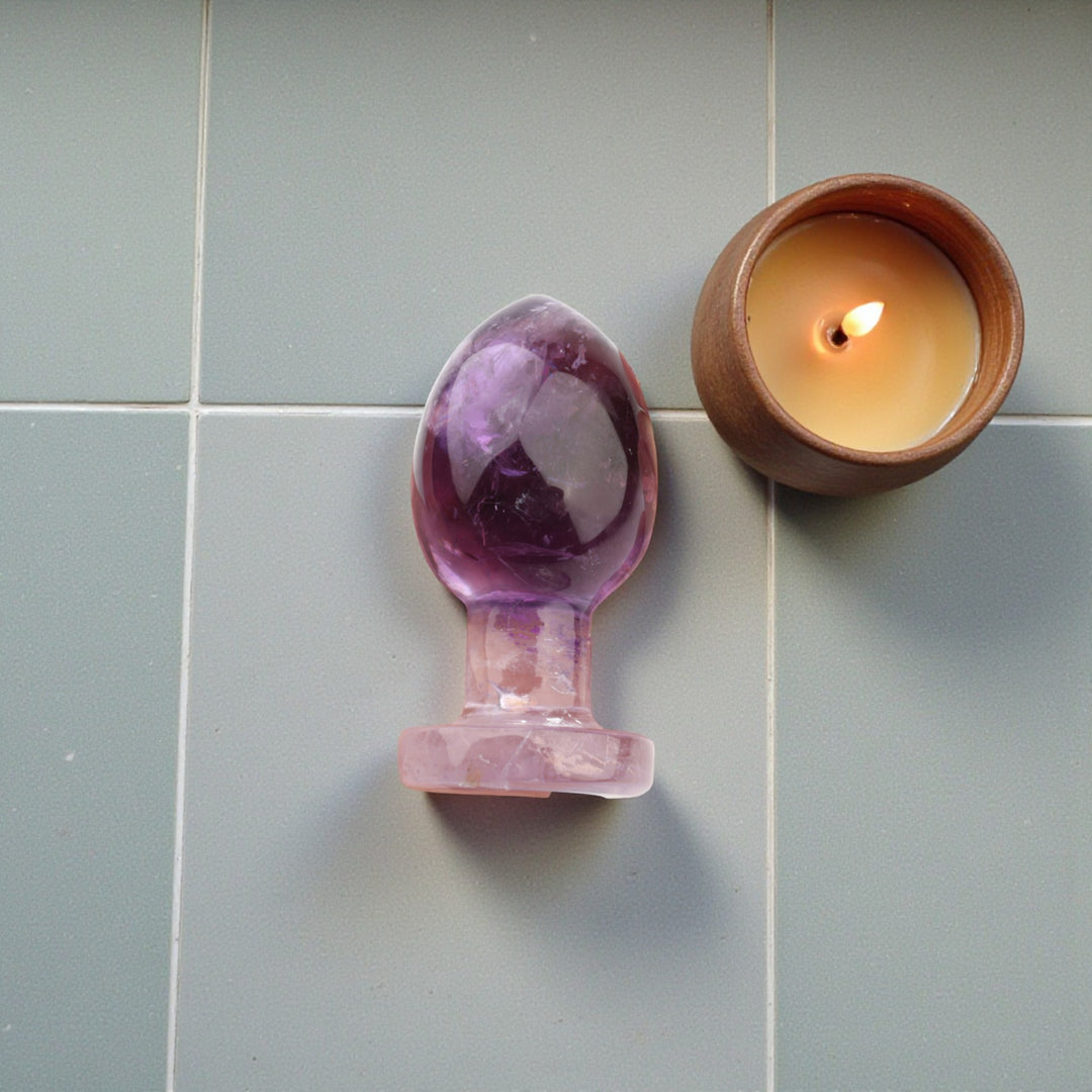 Amethyst Crystal Butt Plug