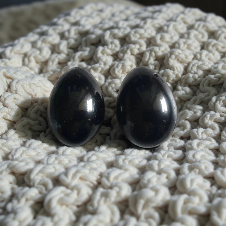 Black Obsidian Yoni Eggs
