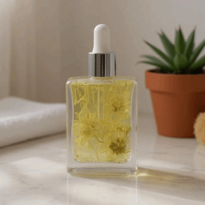 Sacred Bloom Oil • Botanical Massage & Body Ritual