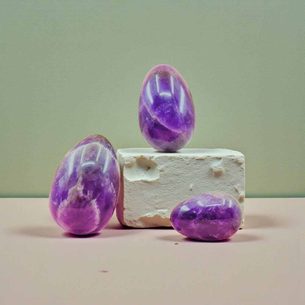 Amethyst Yoni Eggs - Wands of Lust Co