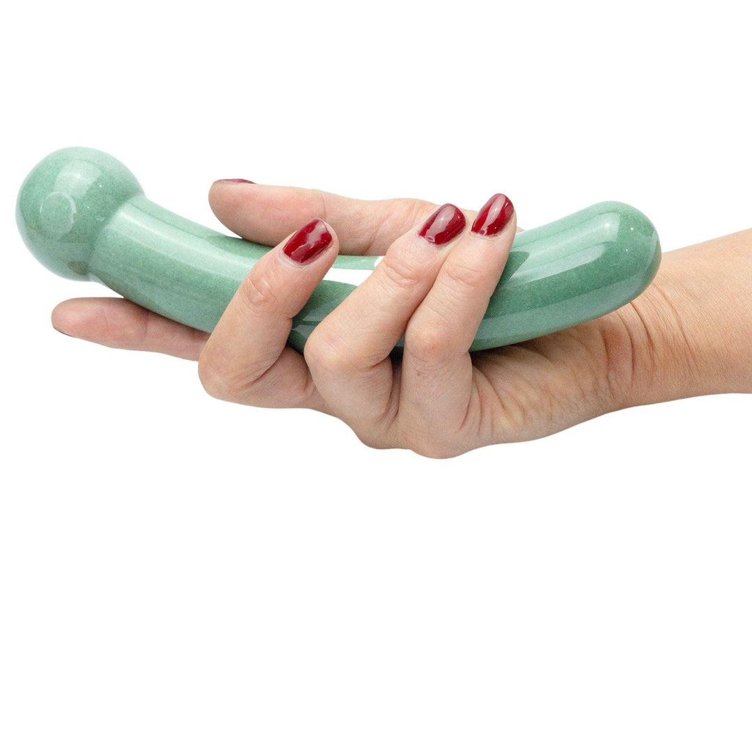 Aurora Green Aventurine Wand - Wands of Lust Co