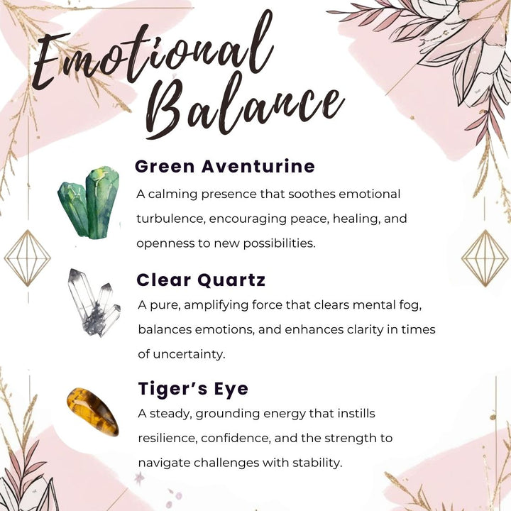 emotional balance Gaiae Crystal keyring for intentions 