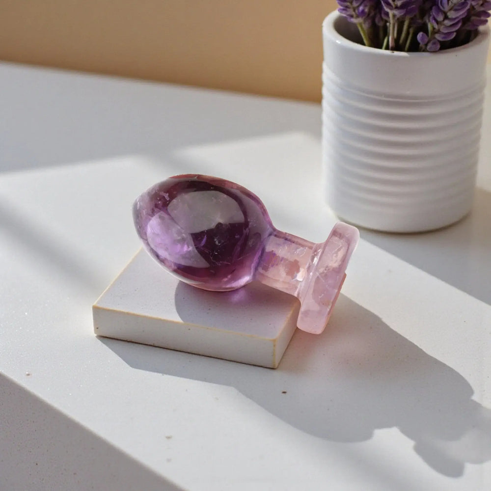 Amethyst Crystal Butt Plug.