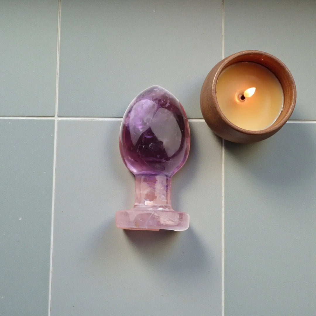 Amethyst Crystal Butt Plug.