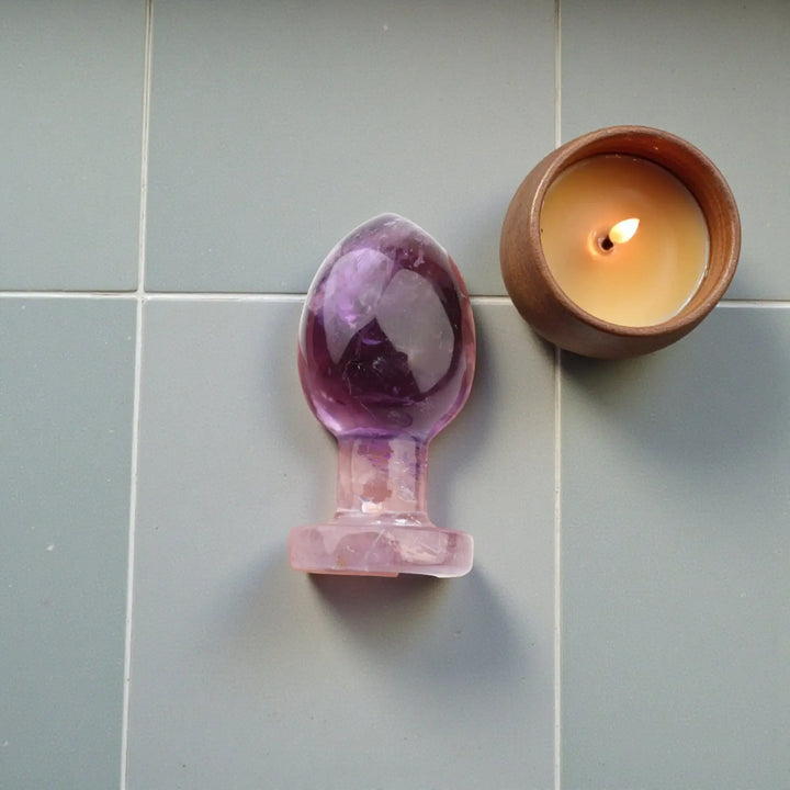 Amethyst Crystal Butt Plug.