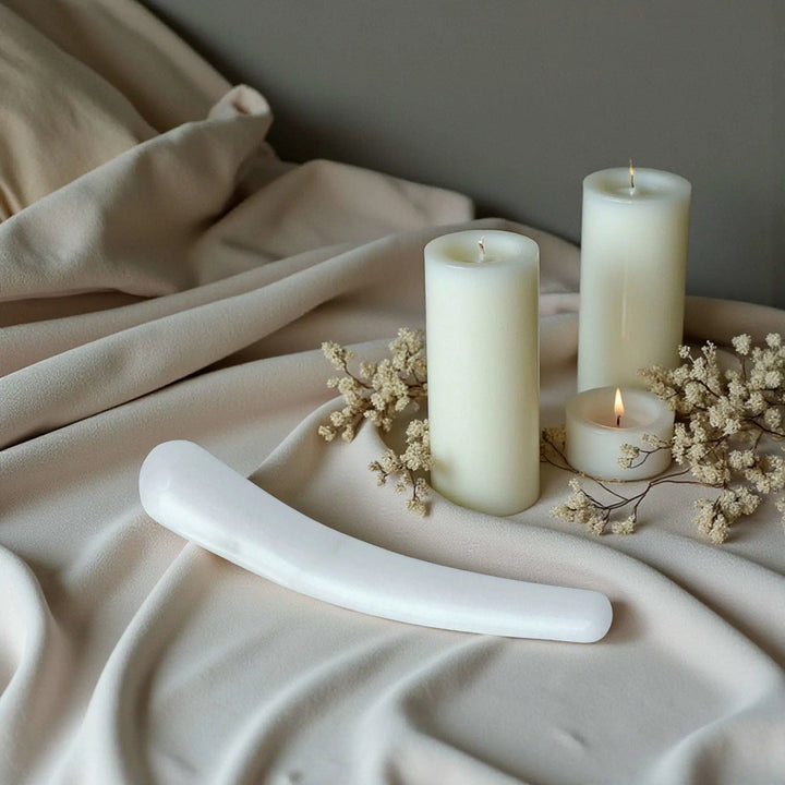 White Jasper Crystal Wand • Dildo • Pleasure • Wand • Crown Chakra • Australia • Athena • Purity • Clarity • Alignment • Gaiae