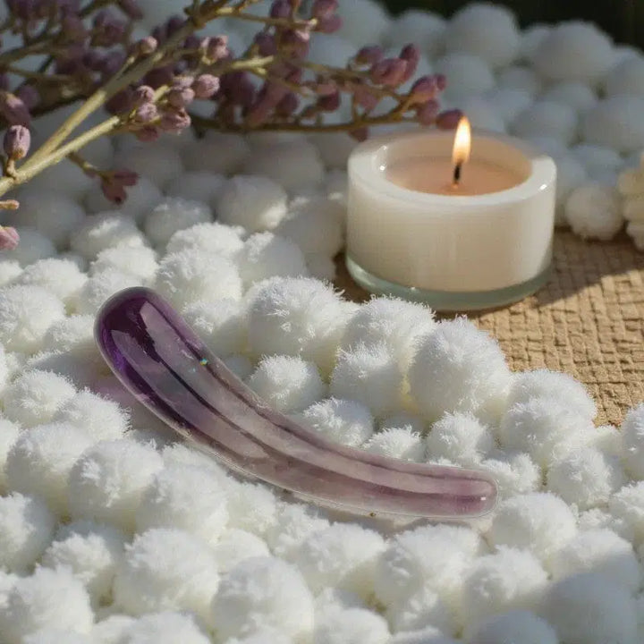 Amethyst Crystal Wand • Dildo • Pleasure wand • Third eye Chakra • Australia • Daphne • Calm • Intuitive Flow • Gaiae
