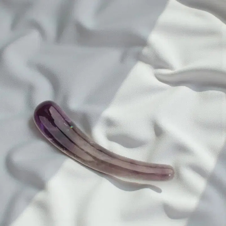 Amethyst Crystal Wand • Dildo • Pleasure wand • Third eye Chakra • Australia • Daphne • Calm • Intuitive Flow • Gaiae