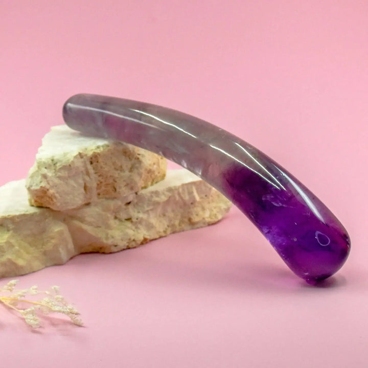 Amethyst Crystal Wand • Dildo • Pleasure wand • Third eye Chakra • Australia • Daphne • Calm • Intuitive Flow • Gaiae