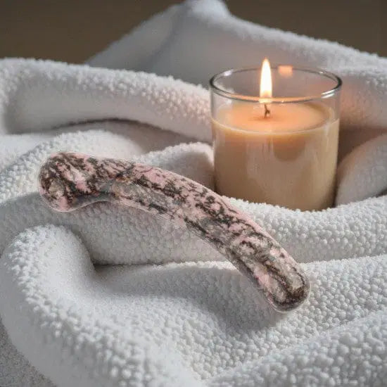 Rhodonite Crystal Wand • Pleasure • Dildo • Australia • Hera • Heart Healing • Emotional Clarity Gaiae