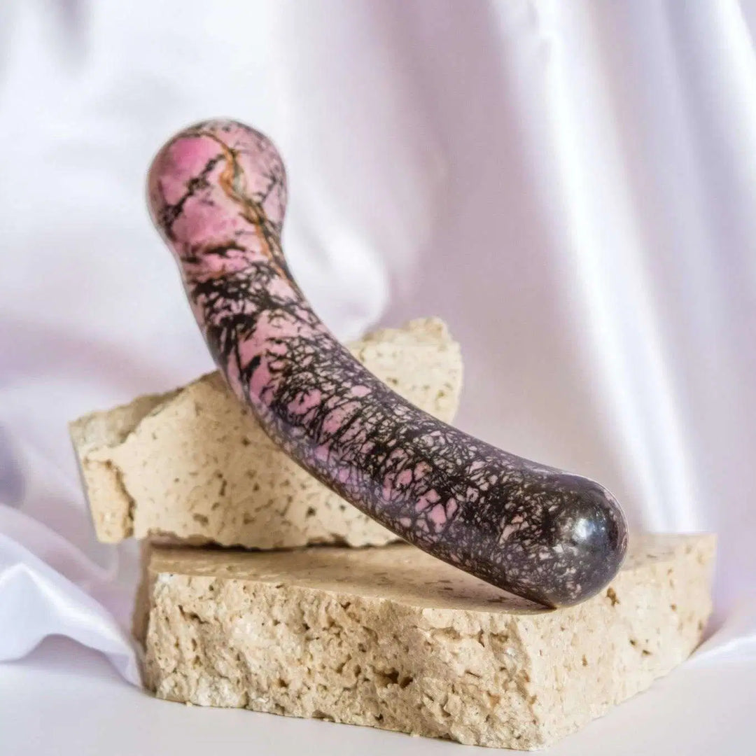 Rhodonite Crystal Wand • Pleasure • Dildo • Australia • Hera • Heart Healing • Emotional Clarity Gaiae
