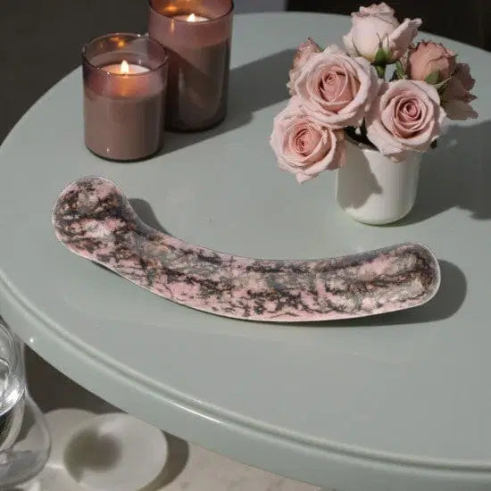 Rhodonite Crystal Wand • Pleasure • Dildo • Australia • Hera • Heart Healing • Emotional Clarity Gaiae