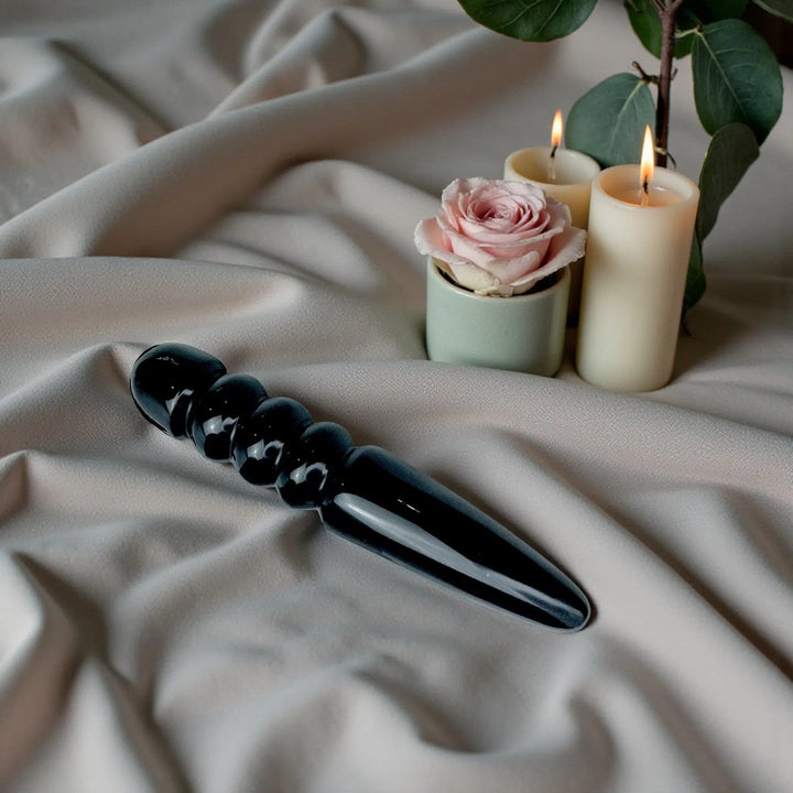 Gaiae Black Obsidian Crystal Pleasure Wand Zues Grounding Sacred Australia 🌟 Tantric Sacred Rituals