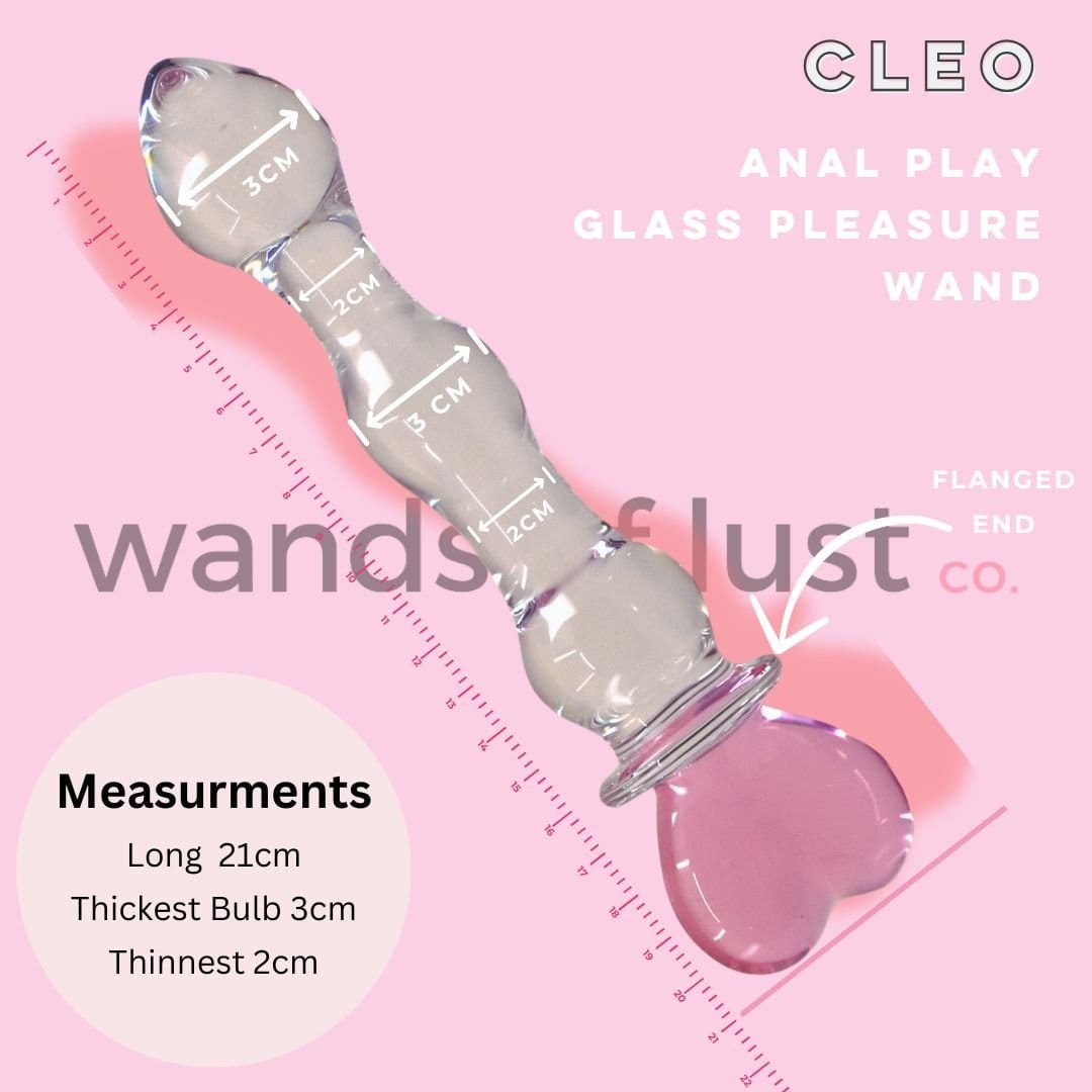 Gaiae Heart Shape Glass Butt Plug • Anal Play • Australia • Cleo •  🧜🏻‍♀️ 💕 Kinky • Cosplay