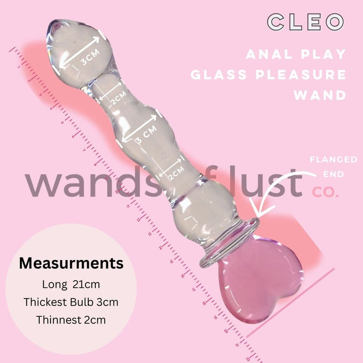 Gaiae Heart Shape Glass Butt Plug • Anal Play • Australia • Cleo •  🧜🏻‍♀️ 💕 Kinky • Cosplay
