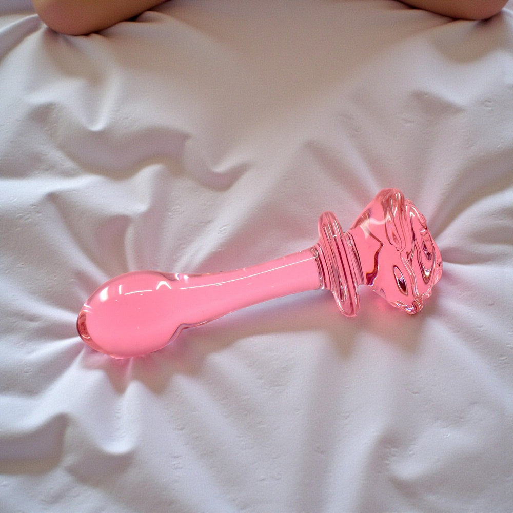 Gaiae Rose Shaped Glass Butt Plug Anal Play Australia Sam 🌹 