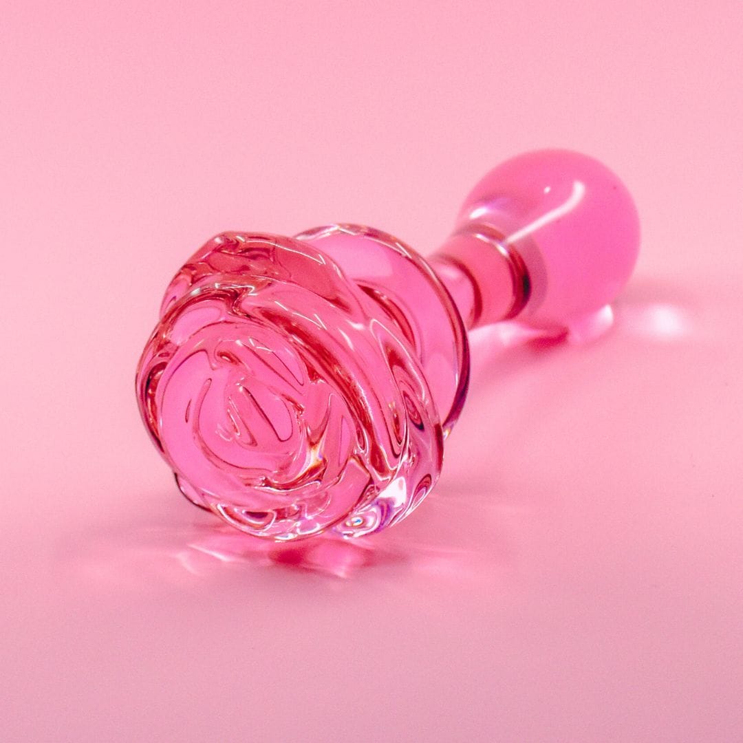 Gaiae Rose Shaped Glass Butt Plug Anal Play Australia Sam 🌹 