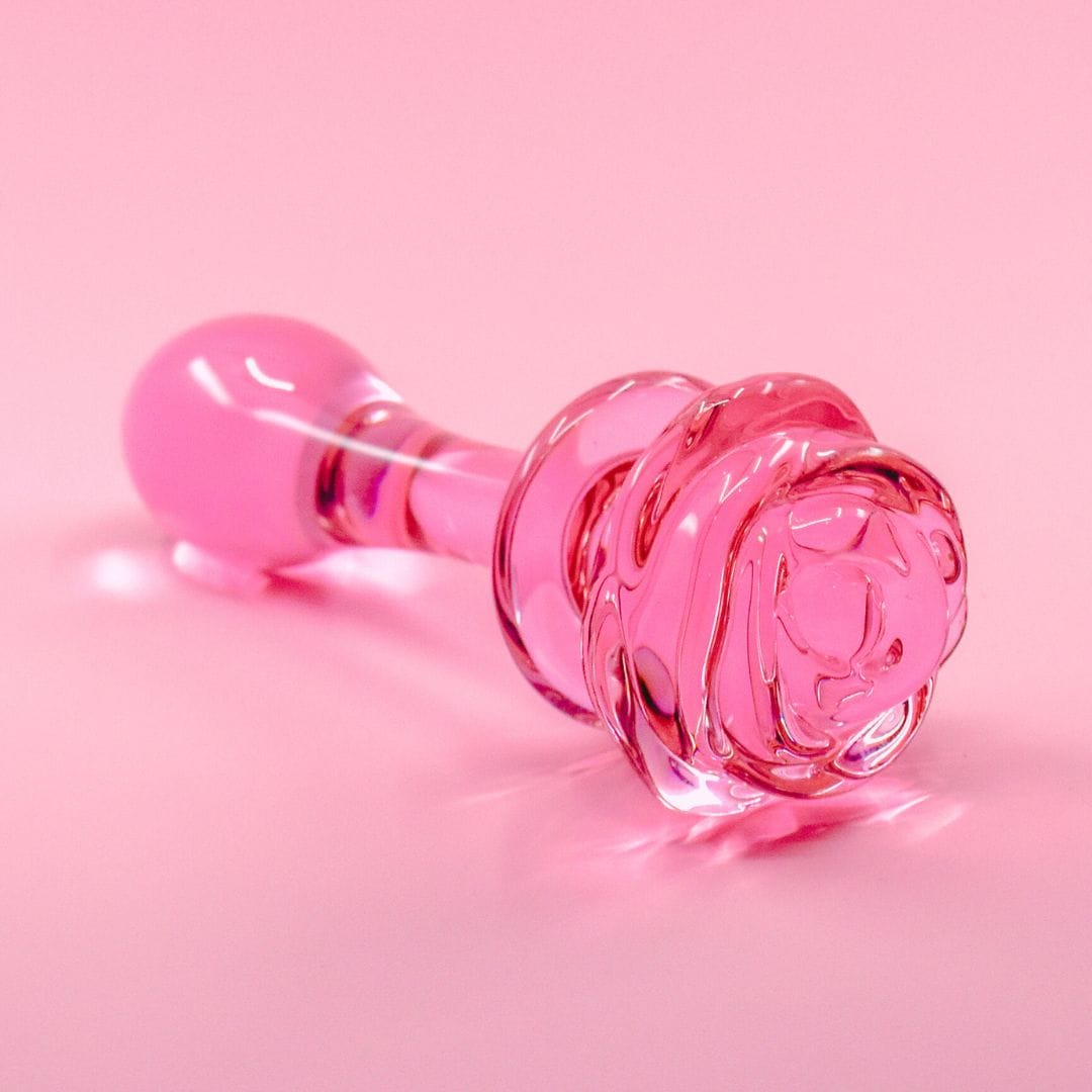Gaiae Rose Shaped Glass Butt Plug Anal Play Australia Sam 🌹 