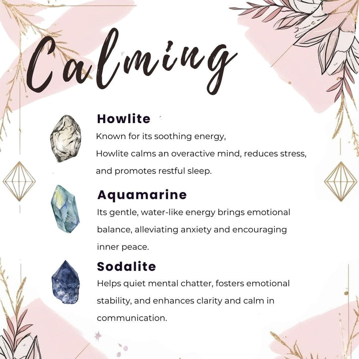 Gaiae Crystal Intention Key Ring • Keychain • Spiritual Gift under $10 • Manifestation Tool