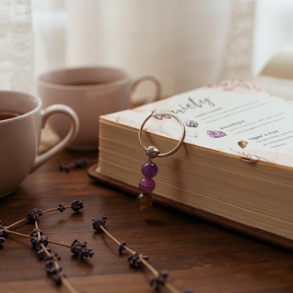 Gaiae Crystal Intention Key Ring • Keychain • Spiritual Gift under $10 • Manifestation Tool  Crystal Zodiac Key Ring • Astrology Gifts • Birthstone  ♐️ 