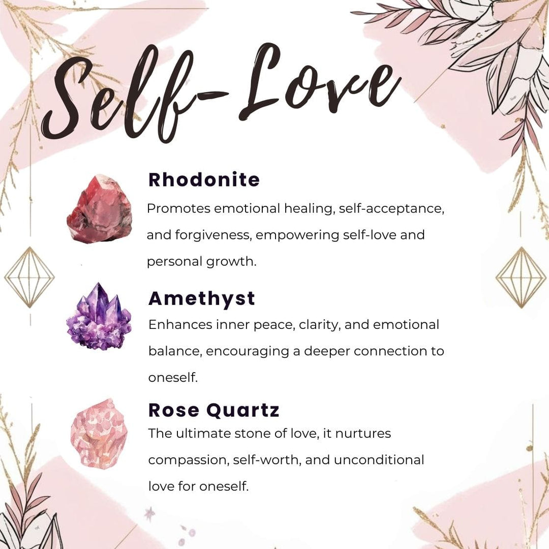 Gaiae Crystal Intention Key Ring • Keychain • Spiritual Gift under $10 • Manifestation Tool