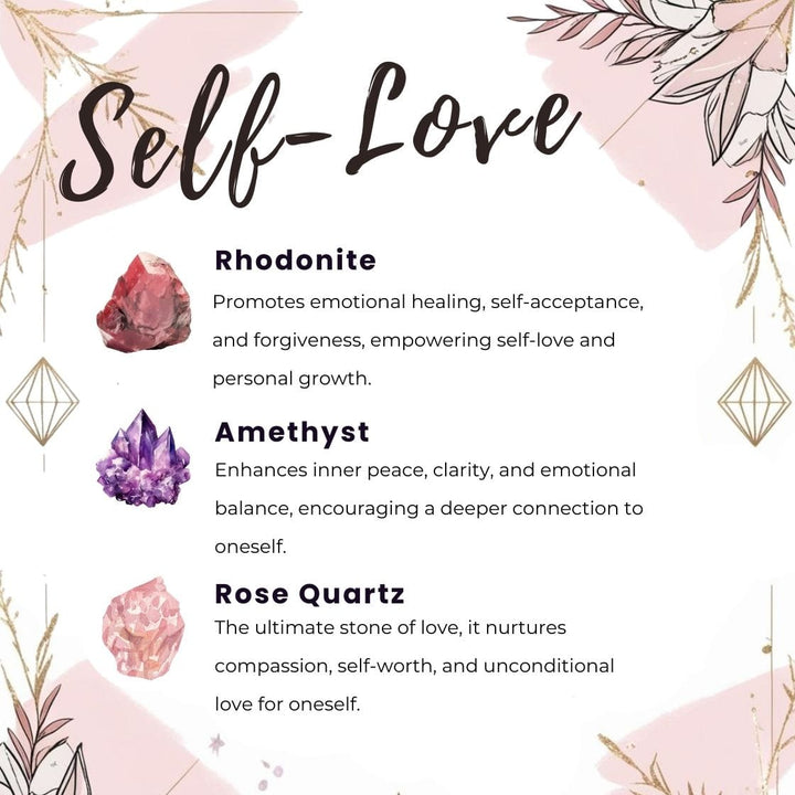 Gaiae Crystal Intention Key Ring • Keychain • Spiritual Gift under $10 • Manifestation Tool