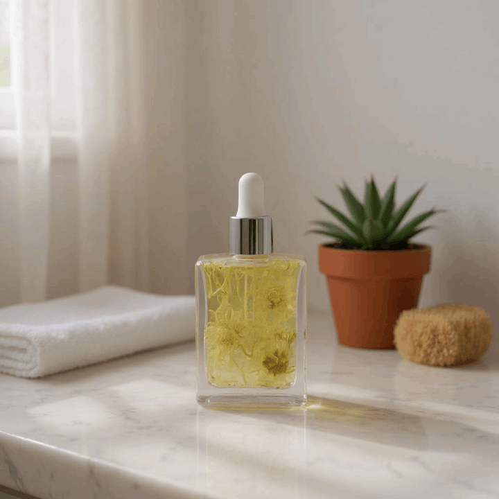 Gaiae Sacred Body Oil • Bloom Botanical Massage • Chrysanthemum • Botanical Ritual • Heart Opening Blend