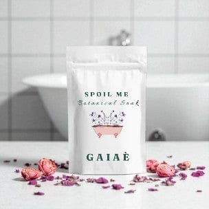 Gaiae Botanical Bath Soak • Floral Salts • Ritual Bath • Rose & Jasmine Spoil me Soak 