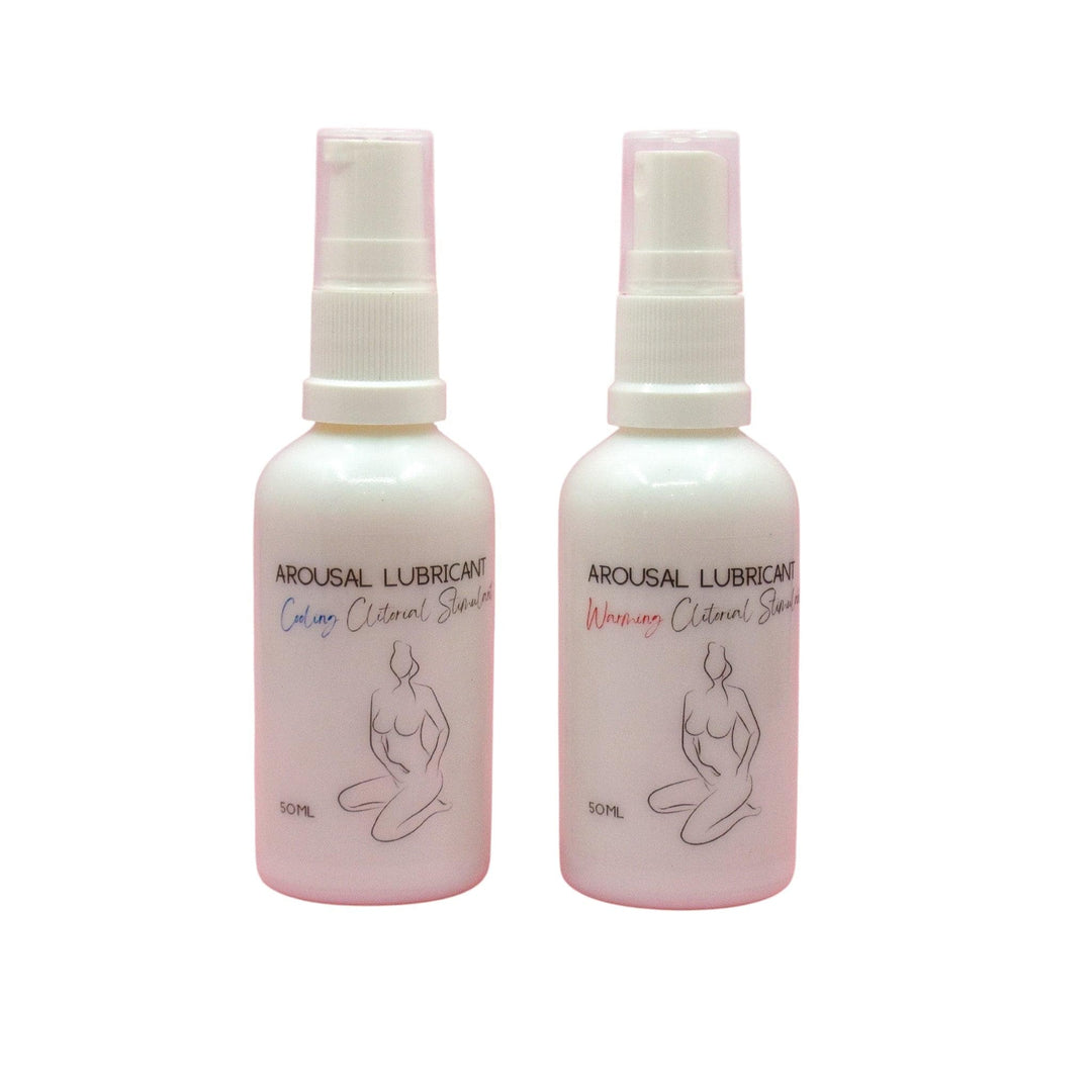 Gaiae Clitoral Arousal Oil  Warming & Cooling Arousal Lubricant. pink background
