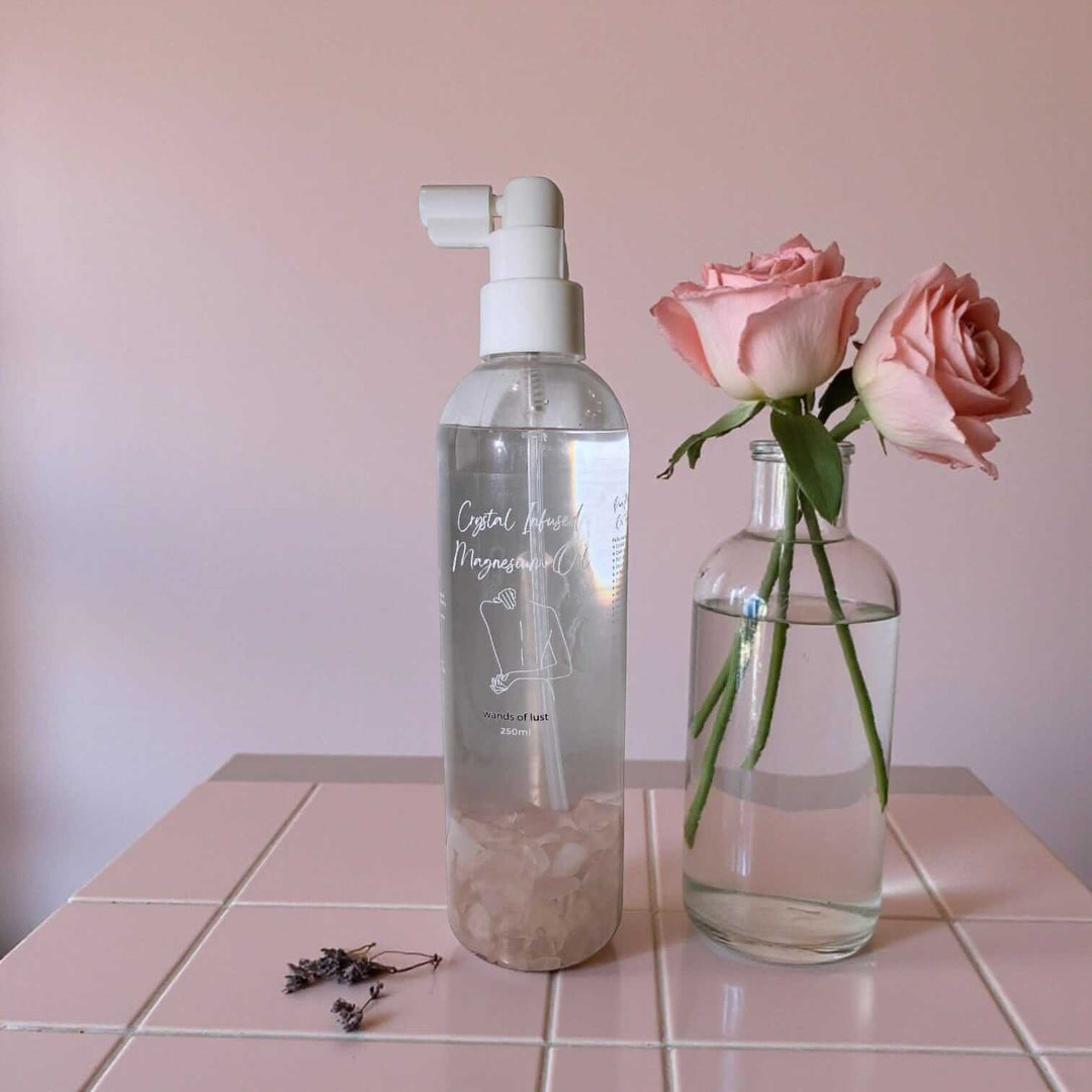 Gaiae Jade Yoni Egg Ritual Set • Nervous System Regulation  Magnesium Spray oil ~ Crystal infused 💎