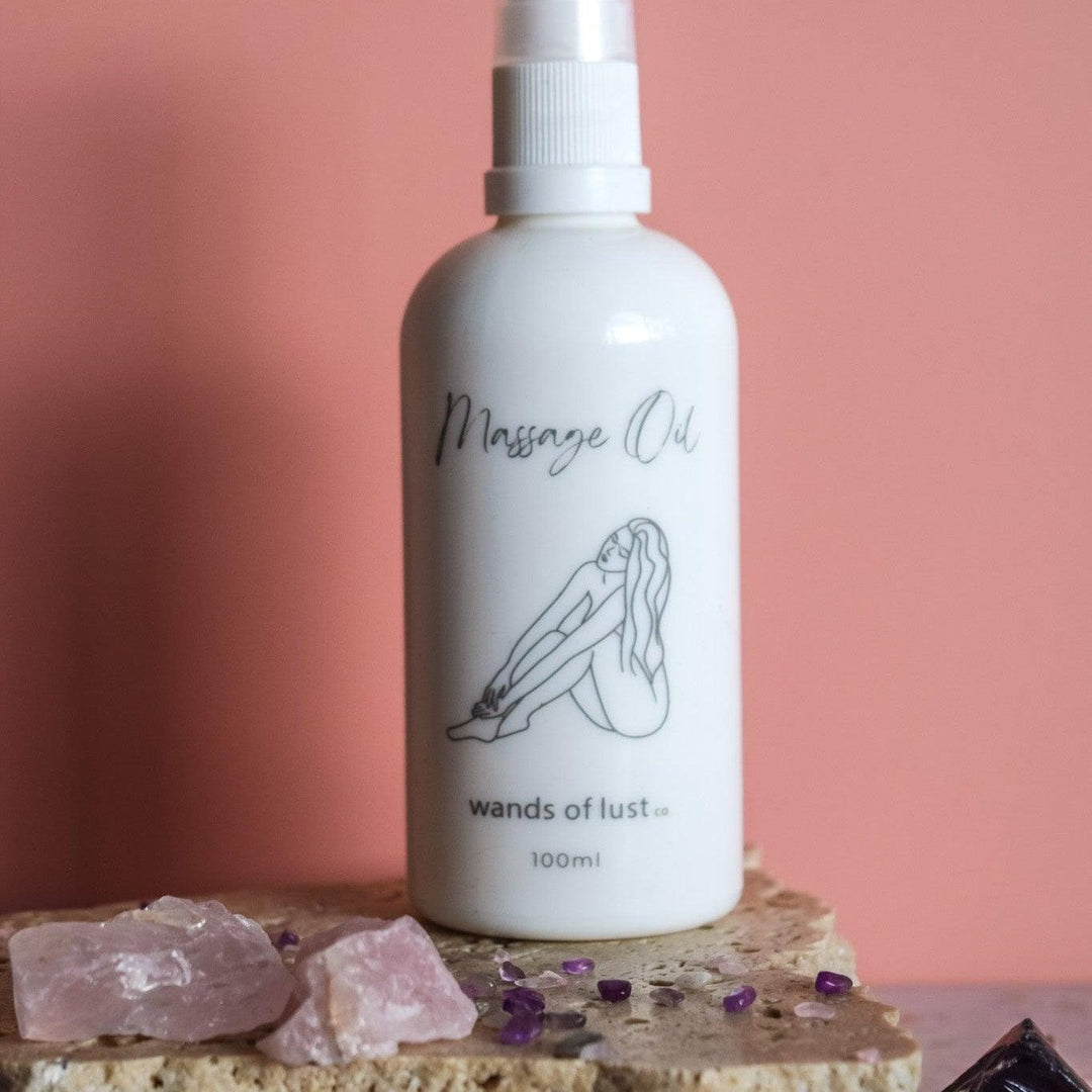 Gaiae Intimate Massage Blend • Arousal Massage Oil • Pleasure 