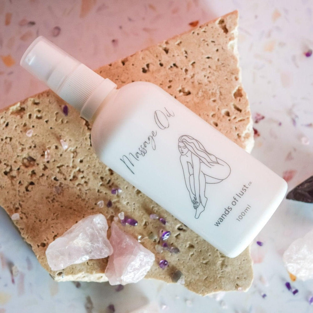 Gaiae Intimate Massage Blend • Arousal Massage Oil • Pleasure 