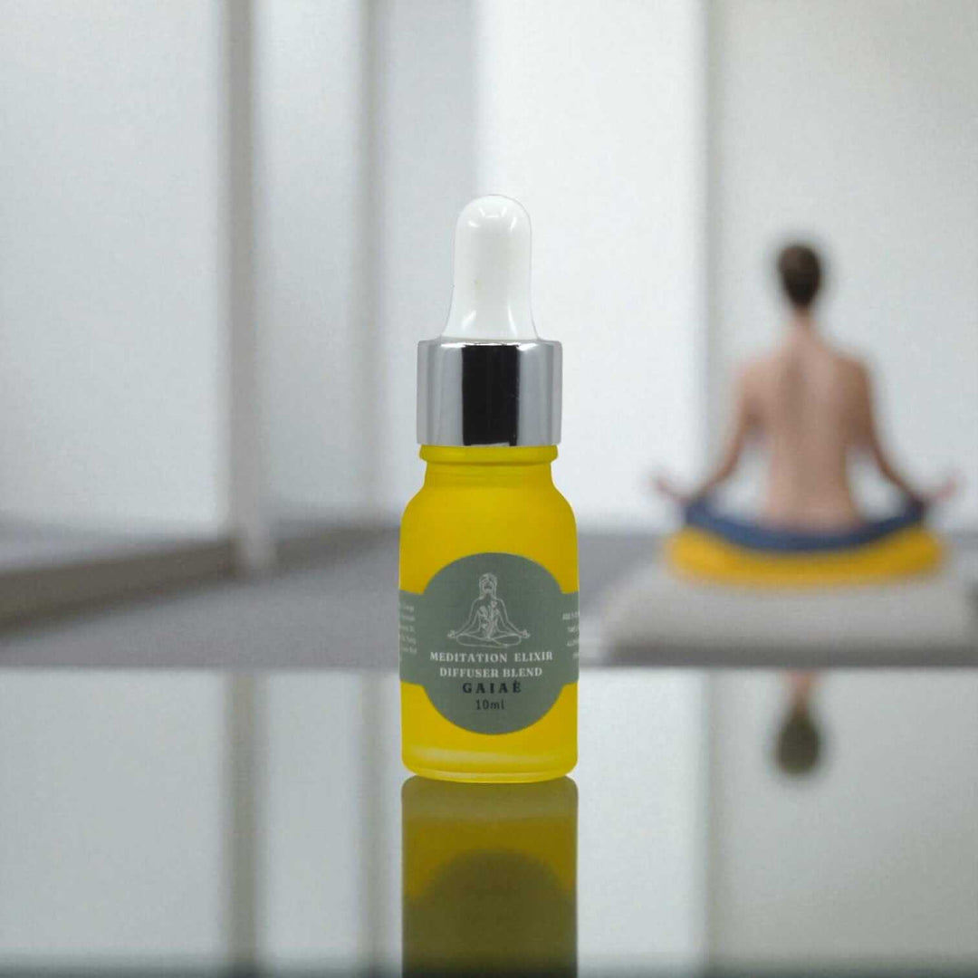 Gaiae Meditation Essential Oil Roll-On Grounding Aromatherapy Yoga Essential Oil Roll-On Blend Meditation Diffuser Blend  Meditation ritual set