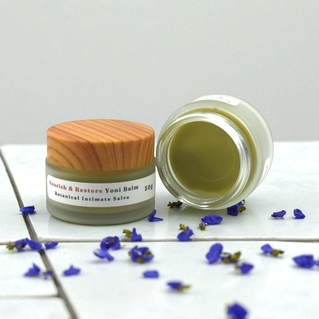Gaiae nourish-restore-Organic Yoni Balm Vaginal Dryness relief natural vulva moisturiser intimate Skin Balm