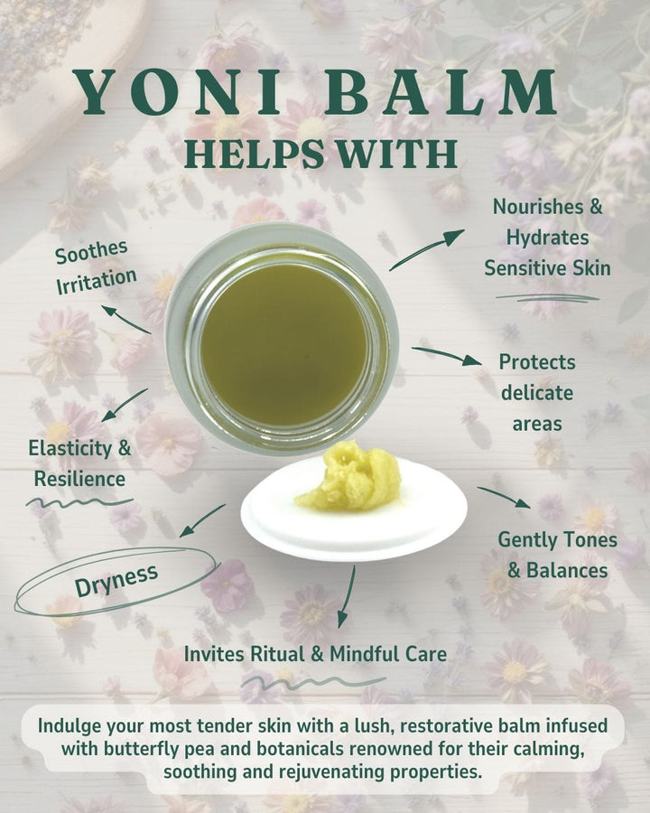 Gaiae nourish-restore-Organic Yoni Balm Vaginal Dryness relief natural vulva moisturiser intimate Skin Balm
