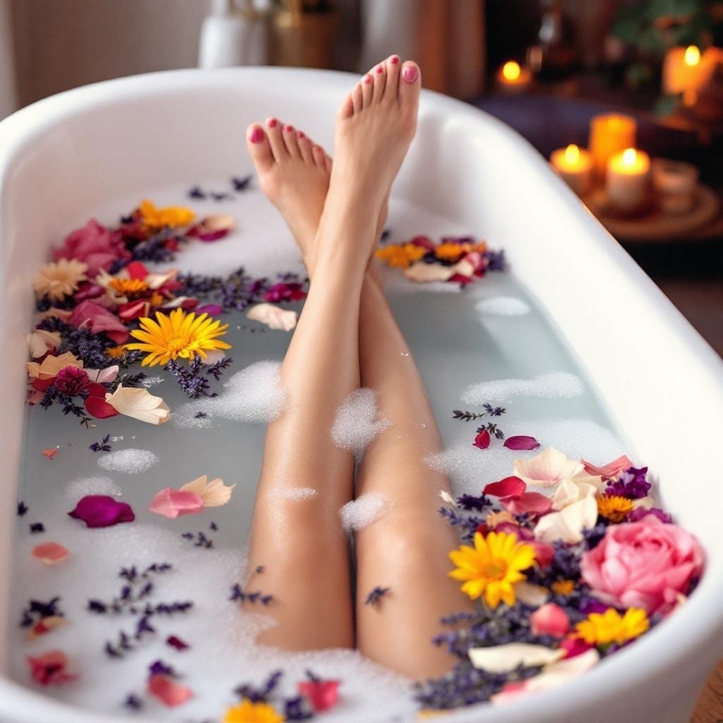 Gaiae Botanical Bath Soak • Floral Salts • Ritual Bath • Rose & Jasmine Spoil me Soak 