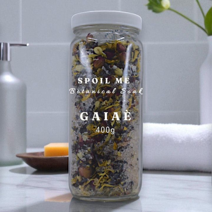 Gaiae Botanical Bath Soak • Floral Salts • Ritual Bath • Rose & Jasmine Spoil me Soak 