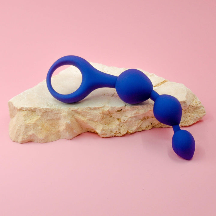 Gaiae Silicone Anal Beads • Ripple • Triple beads • Australia