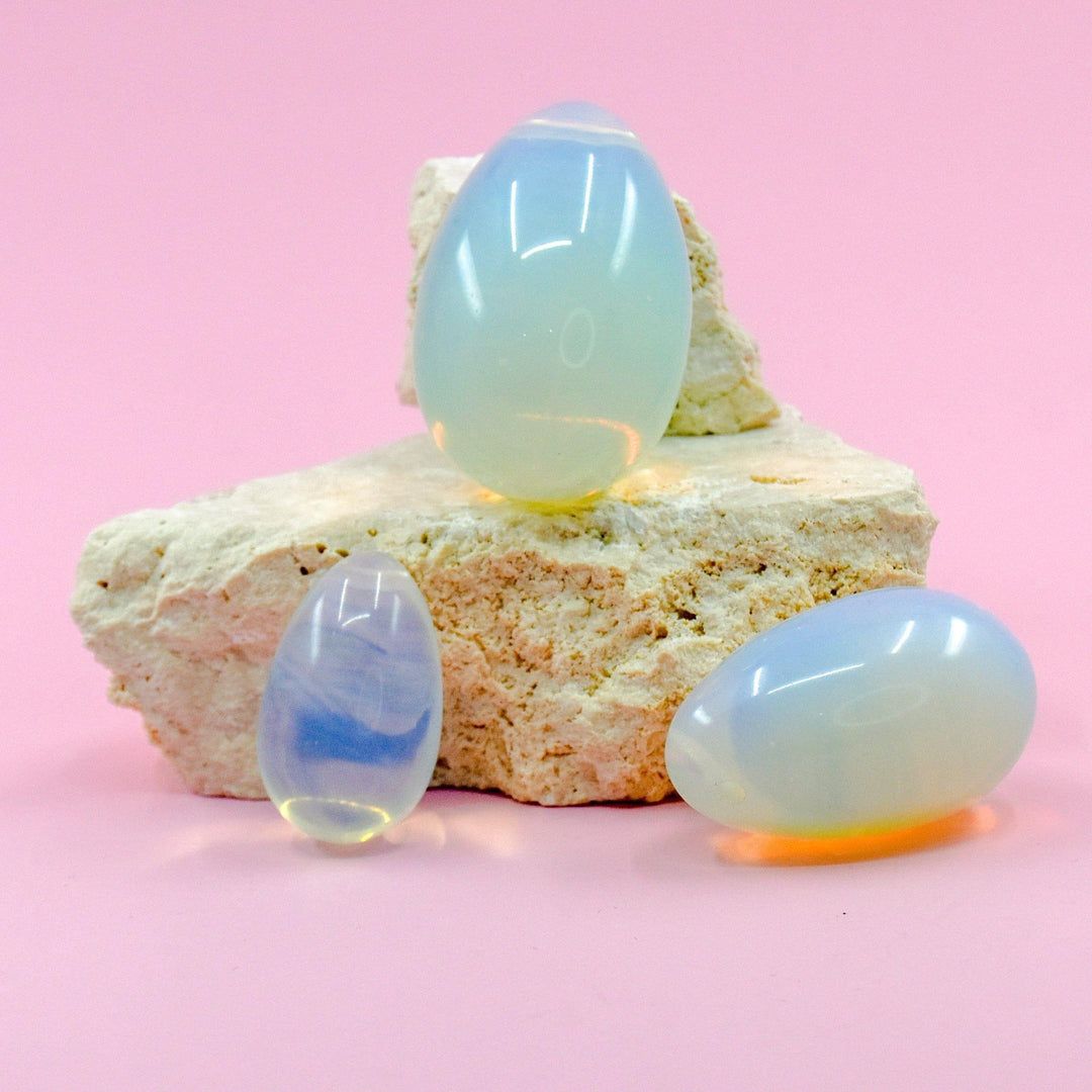 Gaiae Opalite Yoni Egg • Emotional Healing • Calming Stone • Transition Stone