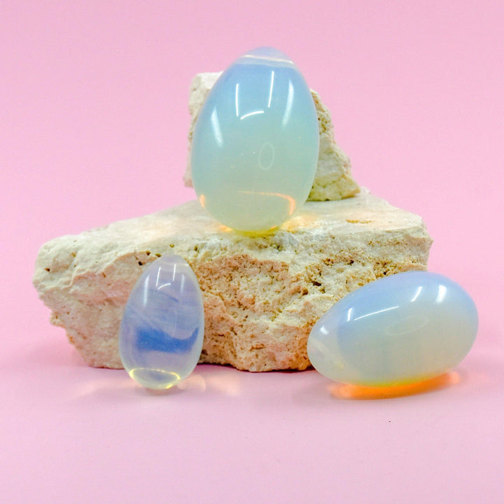Gaiae Opalite Yoni Egg • Emotional Healing • Calming Stone • Transition Stone