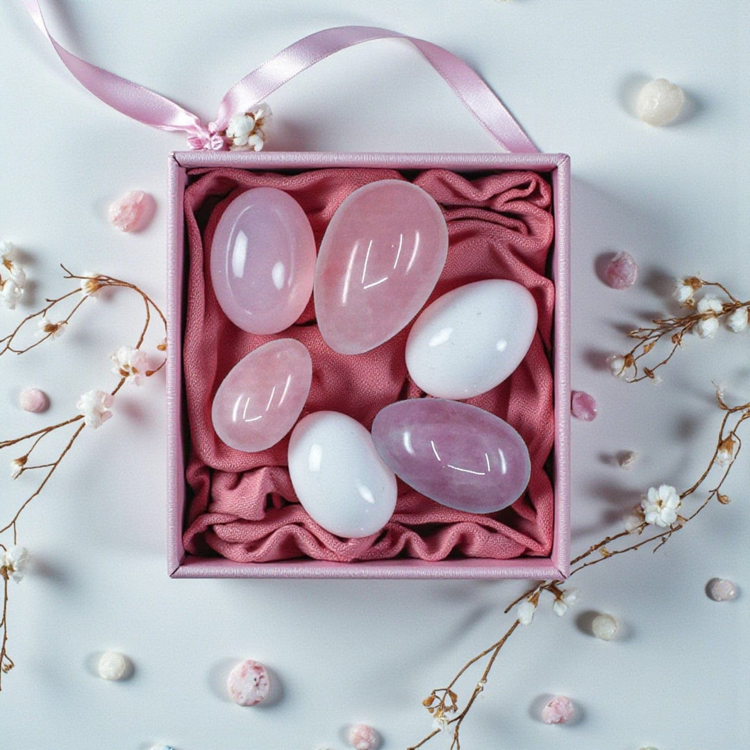 Gaiae Yoni Eggs Rose Quartz Yoni Eggs