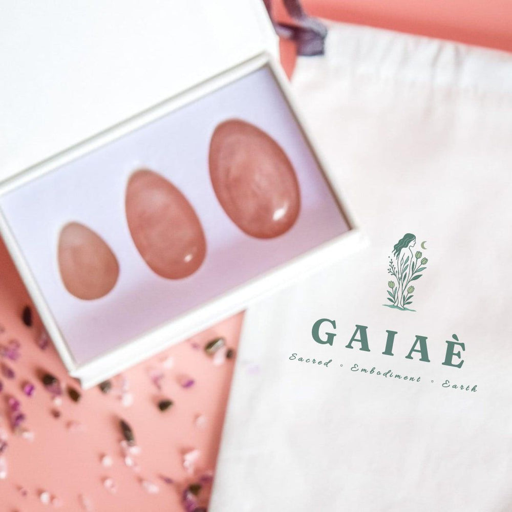 Gaiae Yoni Eggs Rose Quartz Yoni Eggs