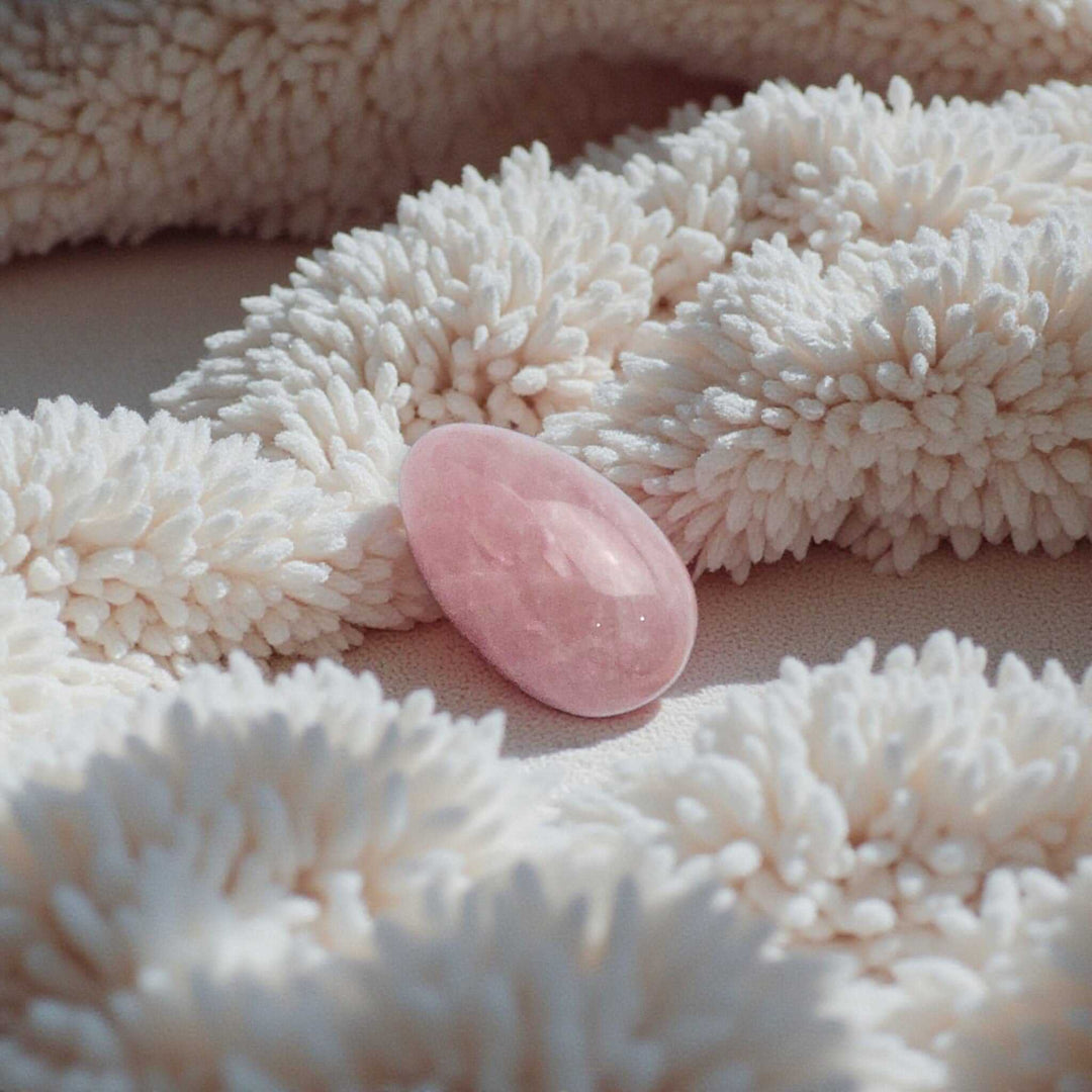 Gaiae Yoni Eggs Small Rose Quartz Yoni Eggs Yoni Ritual Kit • Yoni Care Bundle • Self-Love Gift Set • Rose Quartz Egg Set