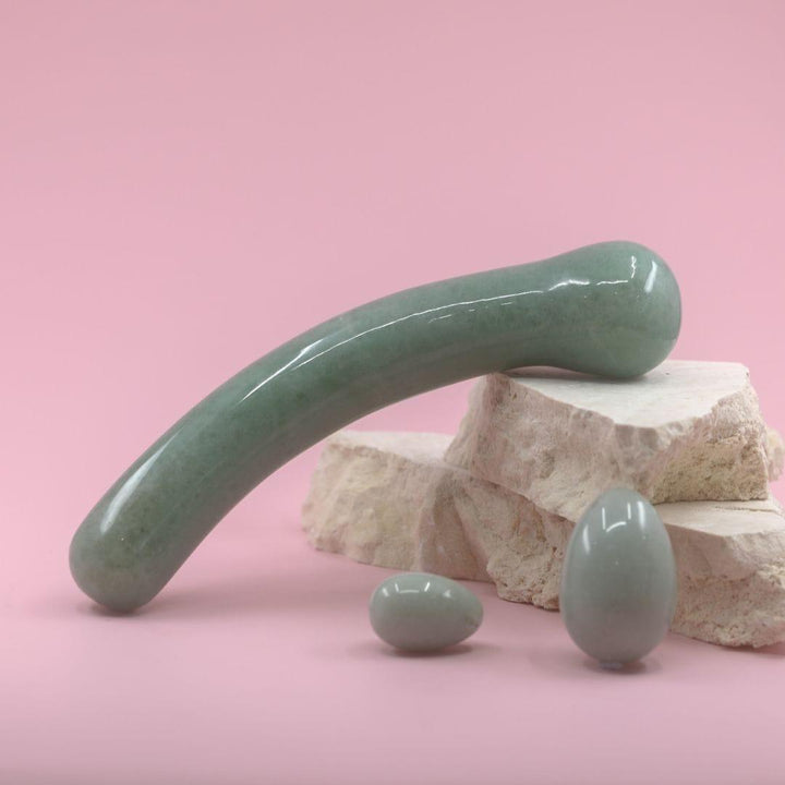 Green Aventurine Yoni Eggs - Wands of Lust Co