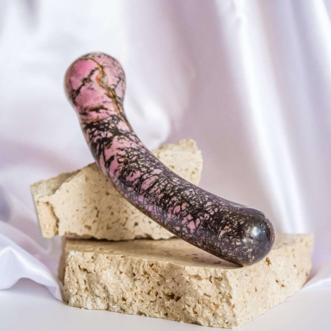 Hera Rhodonite Wand - Wands of Lust Co